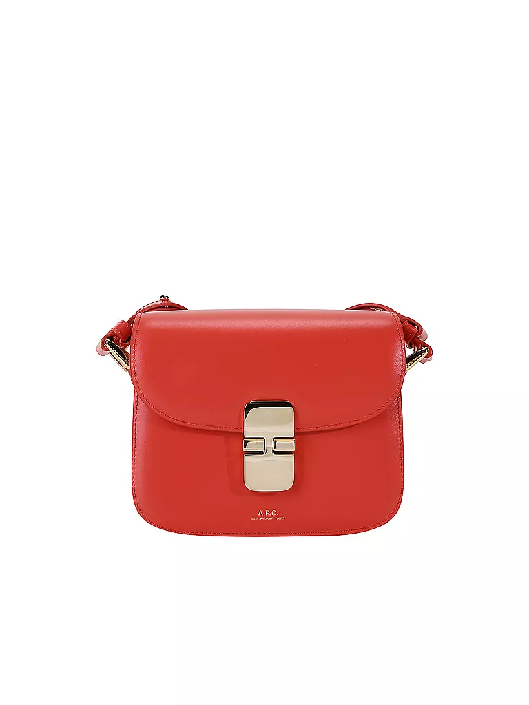 A.P.C. Ledertasche Mini Bag GRACE MINI rot